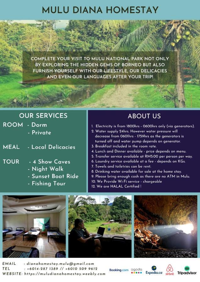 Mulu Diana Homestay Esterno foto